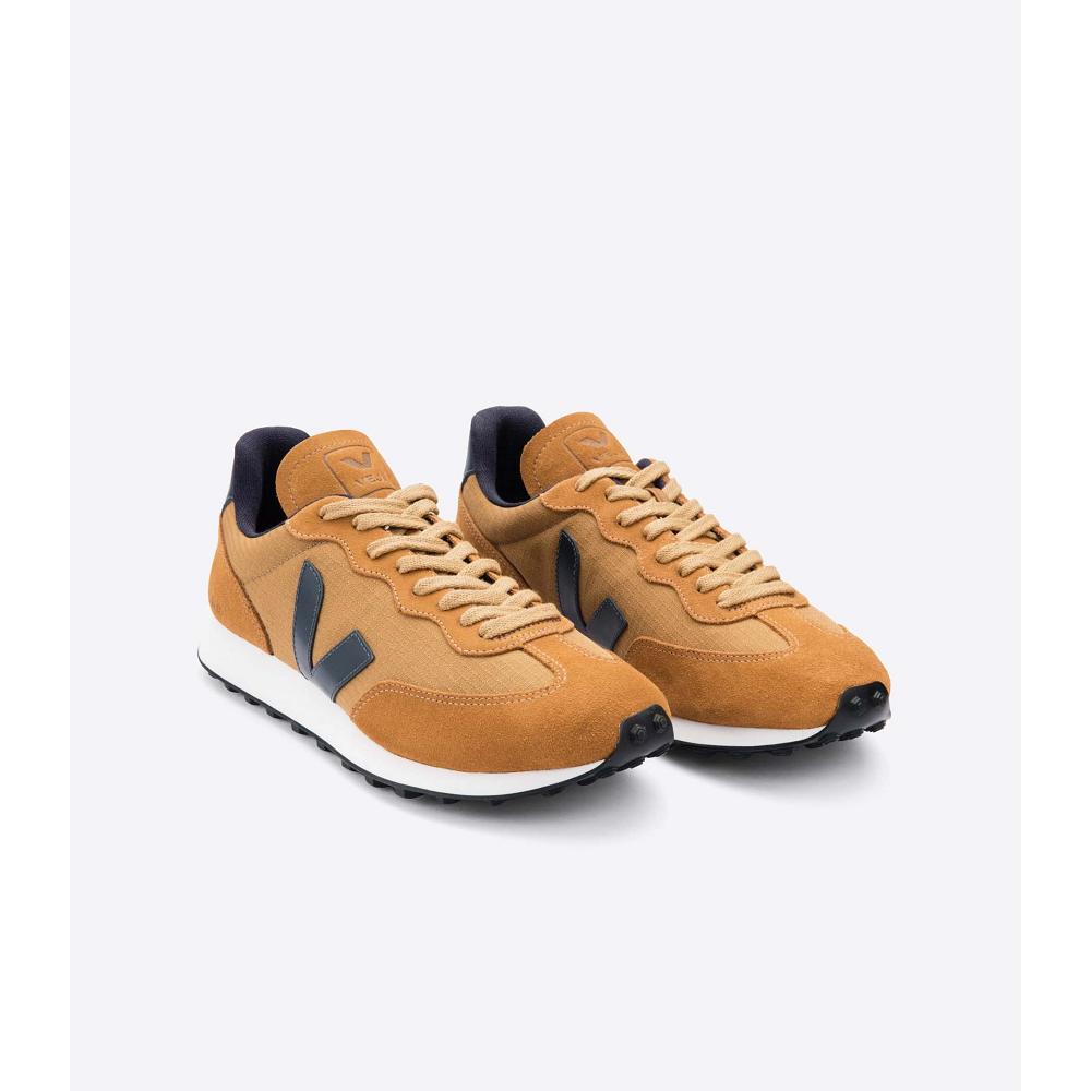 Brown Men's Veja RIO BRANCO RIPSTOP Running Shoes | AU 166EBC